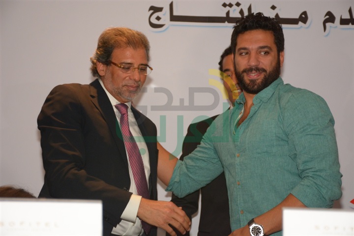 بالصور.. غادة عبد الرازق وعمرو سعد ووفاء عامر وخالد الصاوى فى مؤتمر فيلم كارما بالصور.. غادة عبد الرازق وعمرو سعد ووفاء عامر وخالد الصاوى فى مؤتمر فيلم كارما