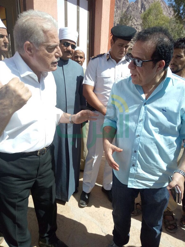 بالصور.. خالد فودة يضع اللمسات النهائية لاحتفالية سيناء عاصمة السياحة الدينية