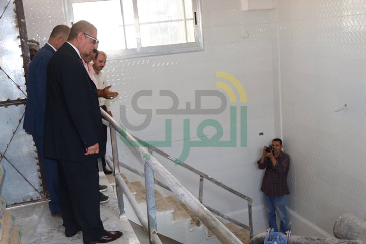 بالفيديو والصور.. محافظ كفر الشيخ يتفقد رافع غسيل محطة المياه بشرق المدينة