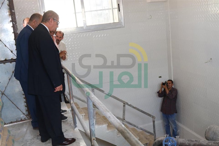 بالفيديو والصور.. محافظ كفر الشيخ يتفقد رافع غسيل محطة المياه بشرق المدينة