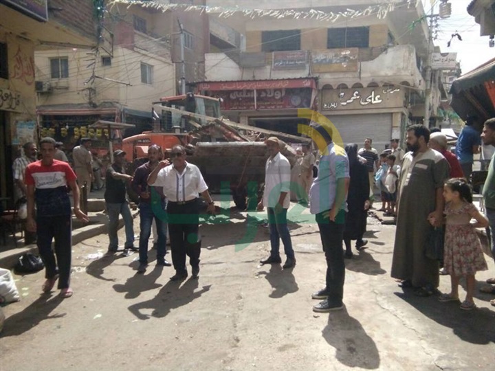 بالصور..مدير أمن كفر الشيخ يقود حملة لاعادة الانضباط للشارع الكفراوي