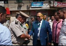 بالصور..مدير أمن كفر الشيخ يقود حملة لاعادة الانضباط للشارع الكفراوي