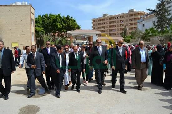  رئيس جامعة الاسكندرية يفتتح كلية علوم البترول والتعدين بمطروح