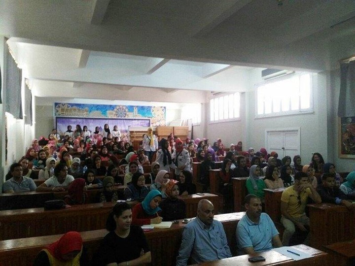 كلية التربية النوعية بالإسكندرية تقيم حفلا لاستقبال الطلاب الجدد