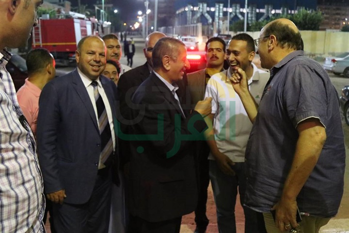 المحافظ ومديرا الأمن والبحث الجنائي يشاركون فرحة  فوز كفر الشيخ على أبوقير للأسمدة بثلاثية نظيفة