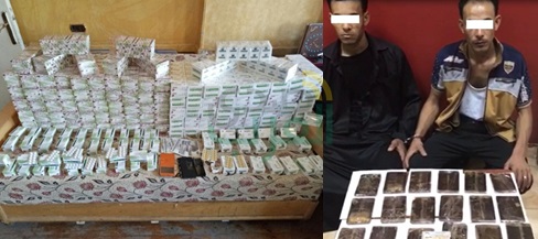 ضبط 10 مجرمين بـ"طن بانجو" و100 كيلو حشيش بالمحافظات