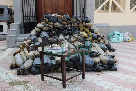 ضبط 10 مجرمين بـ"طن بانجو" و100 كيلو حشيش بالمحافظات