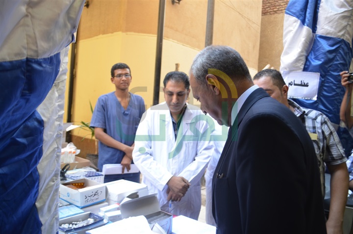 الهجان والعياط يتابعان أعمال القافلة الطبية للكشف على نزلاء سجن بندر قنا