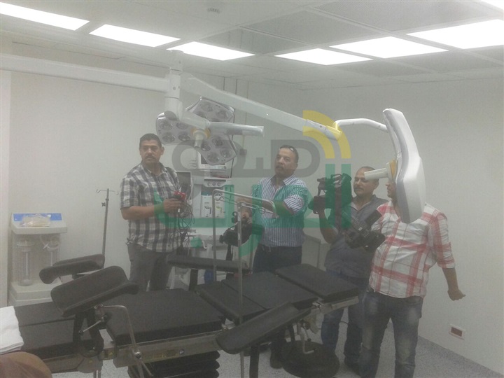 بالصور.. وزير الصحة يضع حجر الأساس لمعهد الكبد الجديد بإمبابة