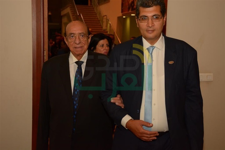 رشوان توفيق و جلال الشرقاوى أول الحضور بحفل تكريم اسم الراحل محفوظ عبد الرحمن رشوان توفيق و جلال الشرقاوى أول الحضور بحفل تكريم اسم الراحل محفوظ عبد الرحمن