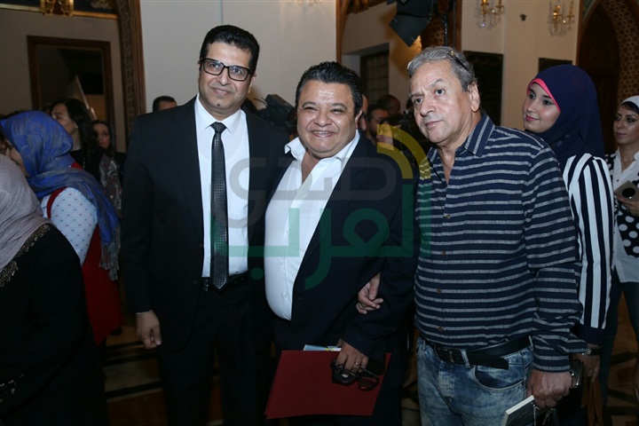 رشوان توفيق و جلال الشرقاوى أول الحضور بحفل تكريم اسم الراحل محفوظ عبد الرحمن رشوان توفيق و جلال الشرقاوى أول الحضور بحفل تكريم اسم الراحل محفوظ عبد الرحمن