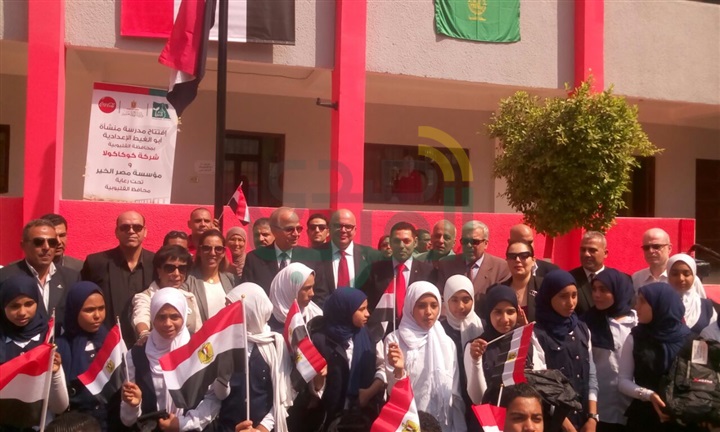محافظ القليوبية يفتتح مدرسة منشأة ابو الغيط بالقناطر الخيريه