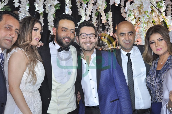 بالصور.. حفل زفاف ضخم للنجم"تامر عاشور" بحضور كوكبة من نجوم الفن والغناء