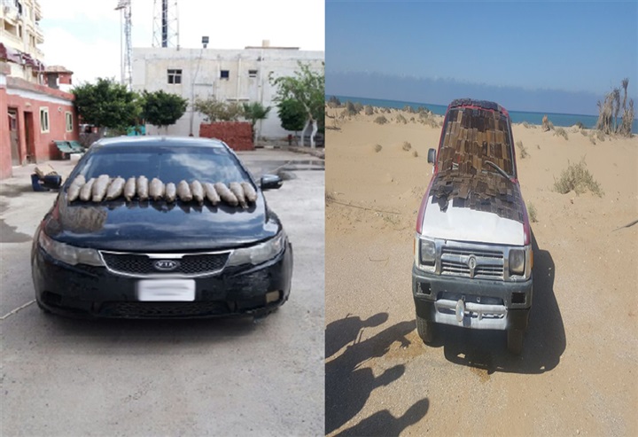 حرس الحدود تضبط 500 قطعة سلاح 2 مليون قرص مخدر خلال 15 يومًا