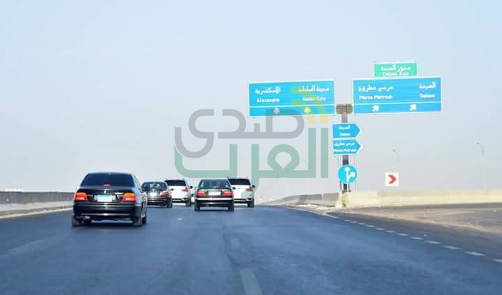 بالصور.."السيسى"يتفقد يتفقد طريق شبرا – بنها قبل إفتتاحة
