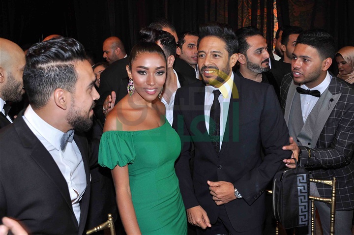 بالصور.. جنات ورامي جمال ودياب يشعلون زفاف "تامر عاشور" بالصور.. جنات ورامي جمال ودياب يشعلون زفاف "تامر عاشور"