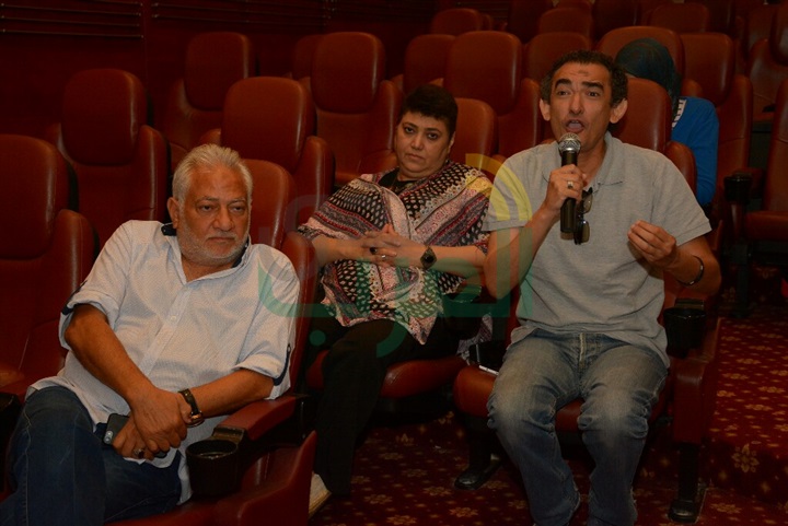 بالصور.. ندوة الفنان أحمد مظهر في مهرجان الاسكندريه