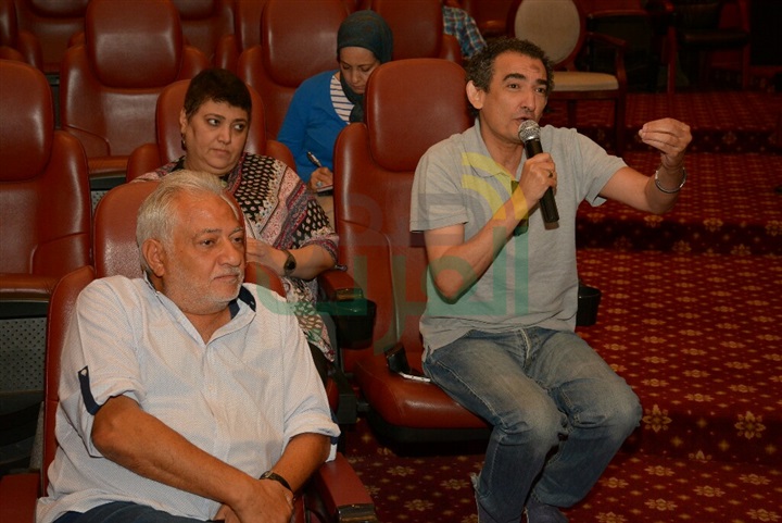 بالصور.. ندوة الفنان أحمد مظهر في مهرجان الاسكندريه