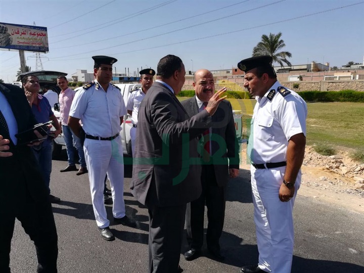  استعدادت مرورية مكثفة على الطرق المؤدية لاستاد برج العرب