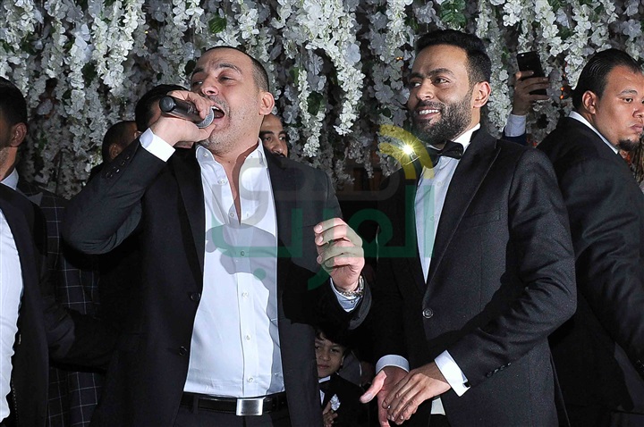 بالصور.. جنات ورامي جمال ودياب يشعلون زفاف "تامر عاشور" بالصور.. جنات ورامي جمال ودياب يشعلون زفاف "تامر عاشور"
