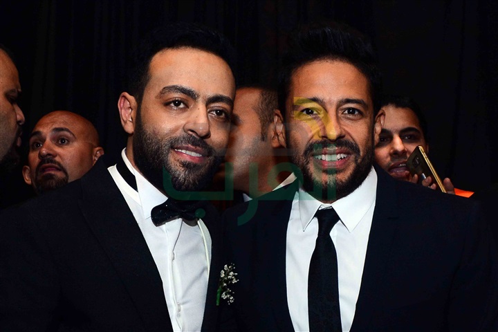 بالصور.. جنات ورامي جمال ودياب يشعلون زفاف "تامر عاشور" بالصور.. جنات ورامي جمال ودياب يشعلون زفاف "تامر عاشور"