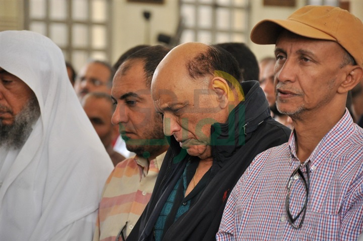 مصطفى قمر وعادل حسني وهاني خليفه فى وداع المخرج محمد راضي مصطفى قمر وعادل حسني وهاني خليفه فى وداع المخرج محمد راضي
