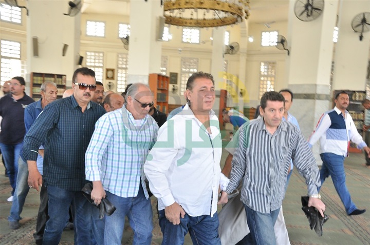 مصطفى قمر وعادل حسني وهاني خليفه فى وداع المخرج محمد راضي مصطفى قمر وعادل حسني وهاني خليفه فى وداع المخرج محمد راضي