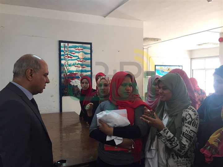 تزويد مدن جامعة كفر الشيخ بصالات للمذاكرة وكلودرات مياه 