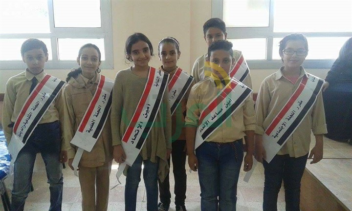 بالصور.. "منة الصاوي" أمينًا لإتحاد طلاب مدرسة حسن مصطفي في بيلا بكفر الشيخ