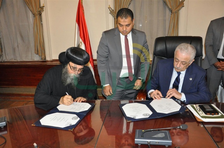 شوقى يوقع بروتوكول تعاون لتقديم الدعم الفني والصحى لمدارس التربية الخاصة والمدارس المدمجة