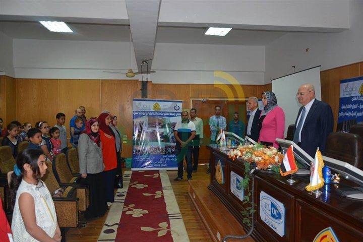 رئيس جامعة الزقازيق يفتتح المرحلة الثالثة من جامعة الطفل 