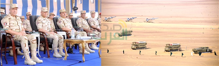 وزير الدفاع يشهد بيان الرماية الصاروخية "حماة السماء 2"