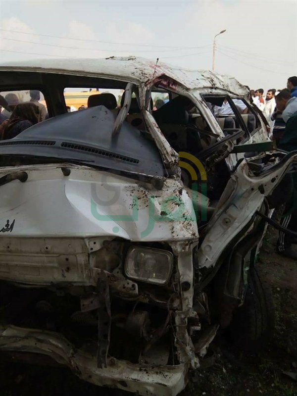  ننشر صور حادث سقوط سيارتين من أعلى محور 26 يوليو