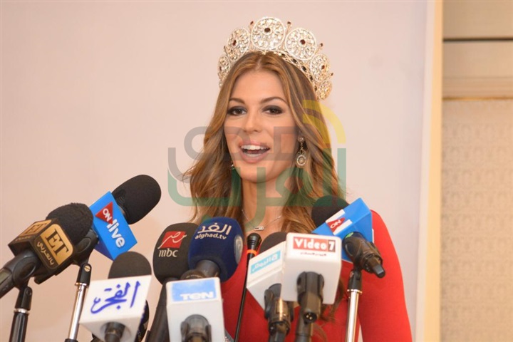 بالصور.. المؤتمر الصحفي لملكه جمال الكون الفرنسيه إيريس بالصور.. المؤتمر الصحفي لملكه جمال الكون الفرنسيه إيريس
