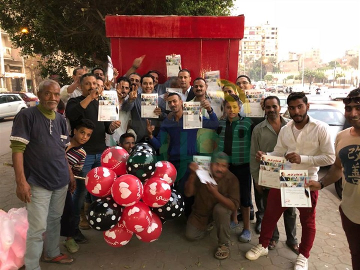 بالصور.. وقفة لـ"معك من أجل مصر" لدعم السيسي في مصر القديمة بالصور.. وقفة لـ"معك من أجل مصر" لدعم السيسي في مصر القديمة