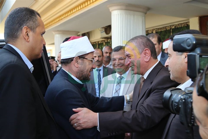 بالصور.. محافظ كفر الشيخ يستقبل وزير الأوقاف ومفتي الجمهورية