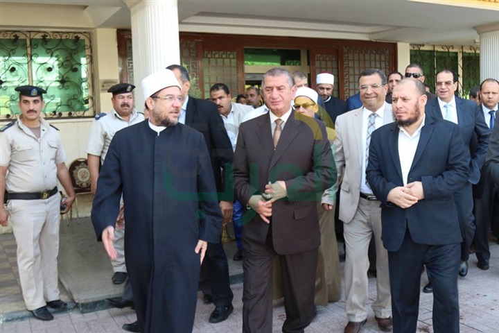 بالصور.. محافظ كفر الشيخ يستقبل وزير الأوقاف ومفتي الجمهورية