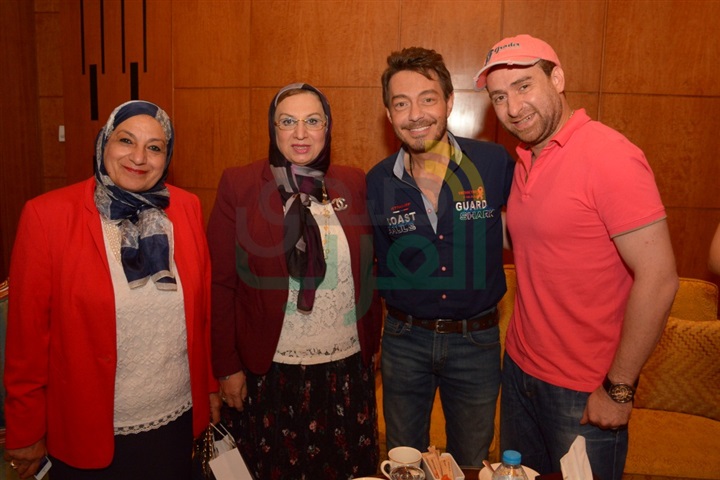 بالصور.. ‎شريف منير وهاله صدقى ونضال الشافعى واحمد زاهر فى حملة انتى الاقوى للتوعيه بسرطان الثدى