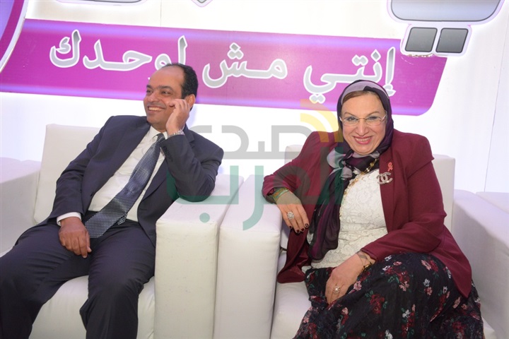بالصور.. ‎شريف منير وهاله صدقى ونضال الشافعى واحمد زاهر فى حملة انتى الاقوى للتوعيه بسرطان الثدى