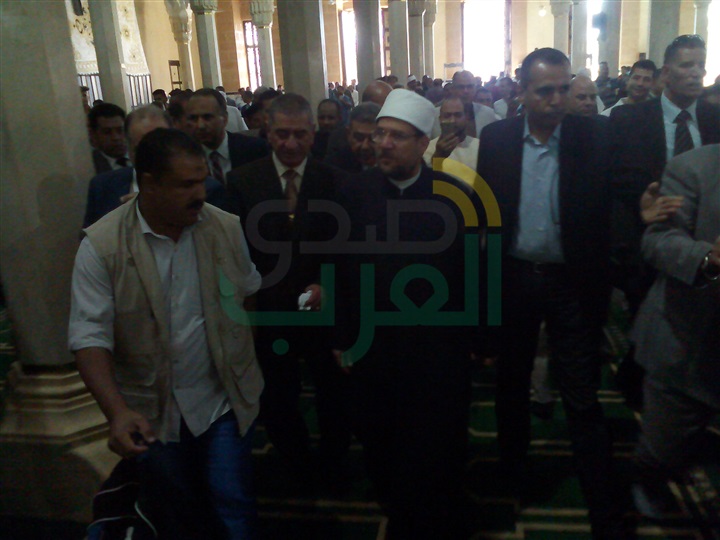 بالصور.. وزير الأوقاف يفتتح المرحلة الأولي لاعمال الترميمات بمسجد ابراهيم الدسوقي بدسوق