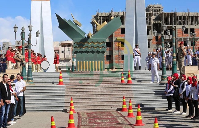 بالصور.. "شهداء الواحات" يتصدر احتفالات كفر الشيخ بعيدها القومي الـ61