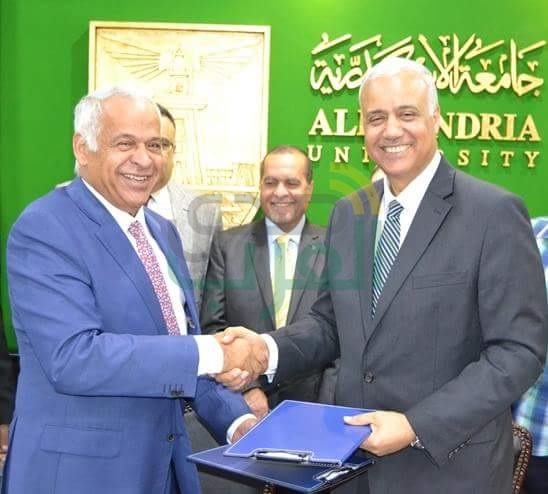 اتفاقية تعاون بين جامعة الإسكندرية ونادي سموحة 