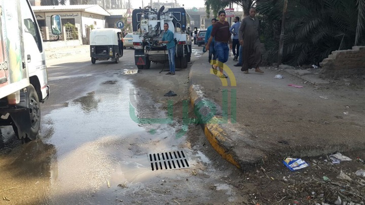 تجربة عملية للتعامل مع الأمطار بقليوب