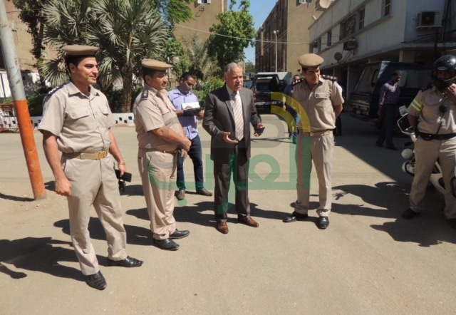 مدير أمن قنا يتفقد مركز شرطة نجع حمادى