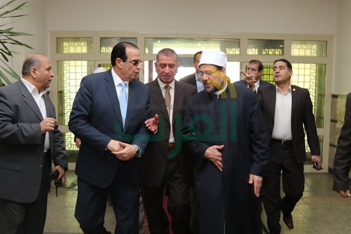 بالصور.. محافظ كفر الشيخ يستقبل وزير الأوقاف ومفتي الجمهورية