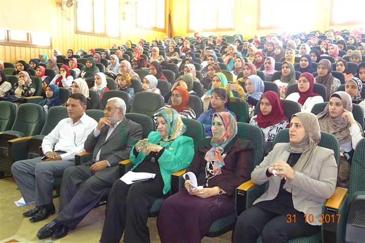بالصور...ندوة عن حب الوطن والإنتماء بكلية تربية نوعية كفر الشيخ