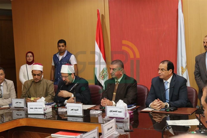 بالصور.. محافظ كفر الشيخ يستقبل وزير الأوقاف ومفتي الجمهورية