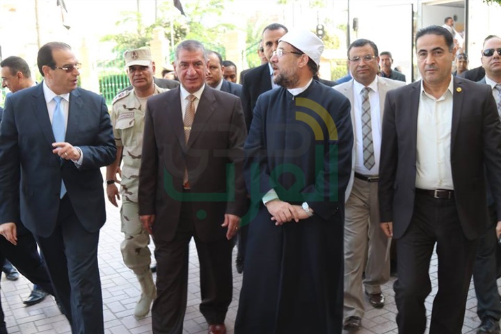 بالصور.. محافظ كفر الشيخ يستقبل وزير الأوقاف ومفتي الجمهورية