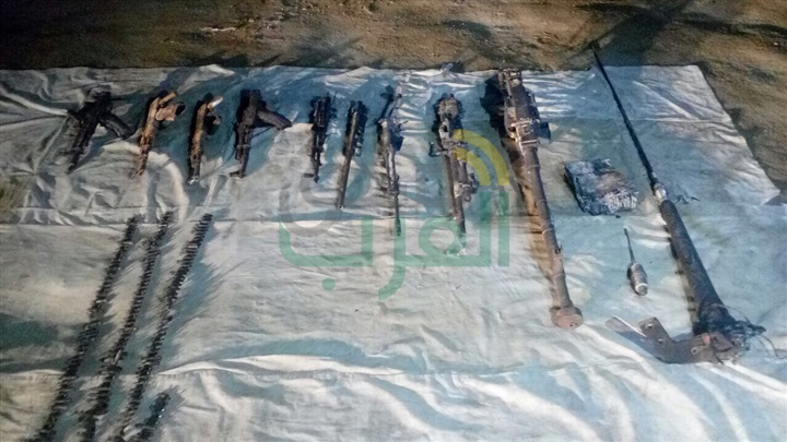 ننشر صور سيارات الإرهابيين التي دمرتها القوات المسلحة