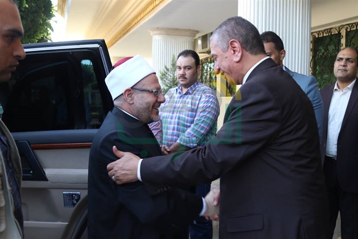 بالصور.. محافظ كفر الشيخ يستقبل وزير الأوقاف ومفتي الجمهورية